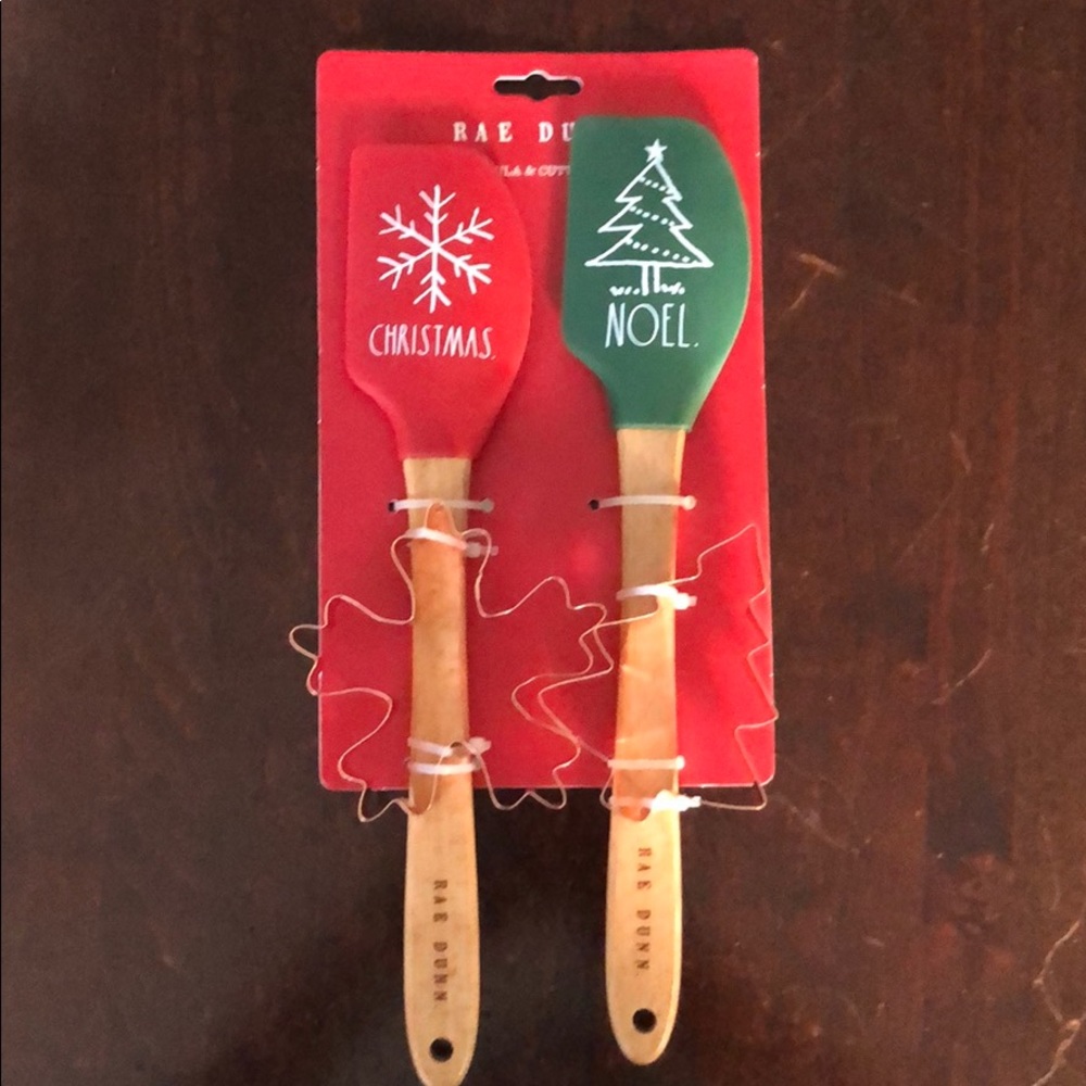 Rae Dunn Spatula and Cookie Cutter 4-Piece Set NWT